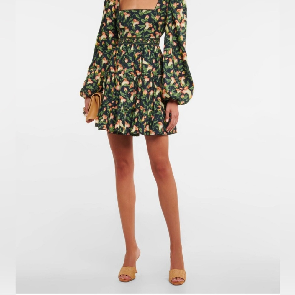 Agua by Agua Bendita Avena floral cotton minidress